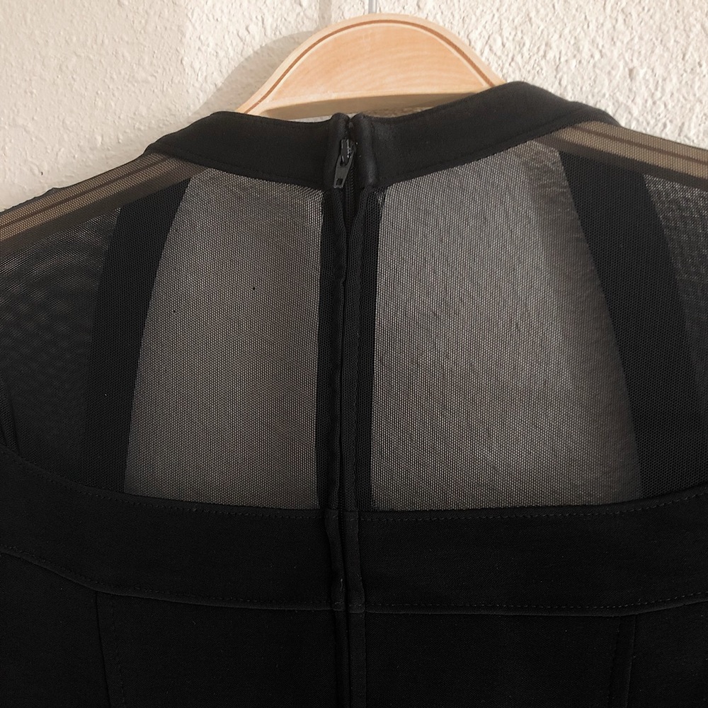 Vintage Caché Sheer Bodycon Cocktail Mini Dress | Small - Picture 5 of 6